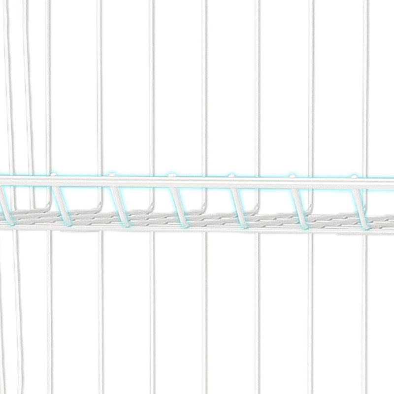 Contemporary Style Geometric Bookcase Metal Closed Back Bookcase