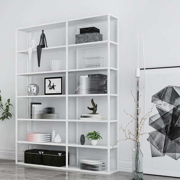 Modern Style Open Bookshelf Metal Etagere Bookcase for Office