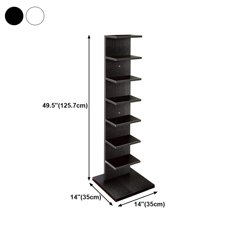 Unsichtbares Bücherregal zeitgenössischer Stil Open Back -Bücherregal für Heimbüro