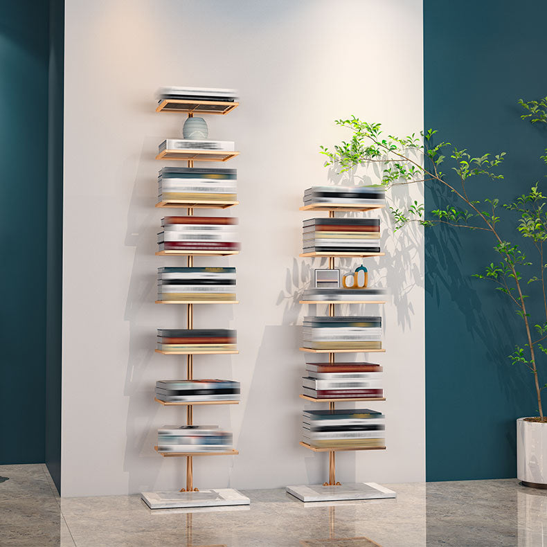 Libreria di scaffali di libreria aperta in stile moderno per casa per casa