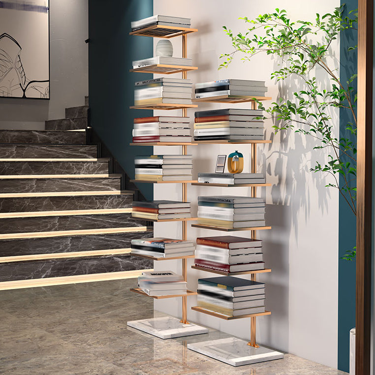Libreria di scaffali di libreria aperta in stile moderno per casa per casa