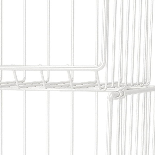 Modern Geometric Bookcase Metal Closed Back Bookcase for Home Office