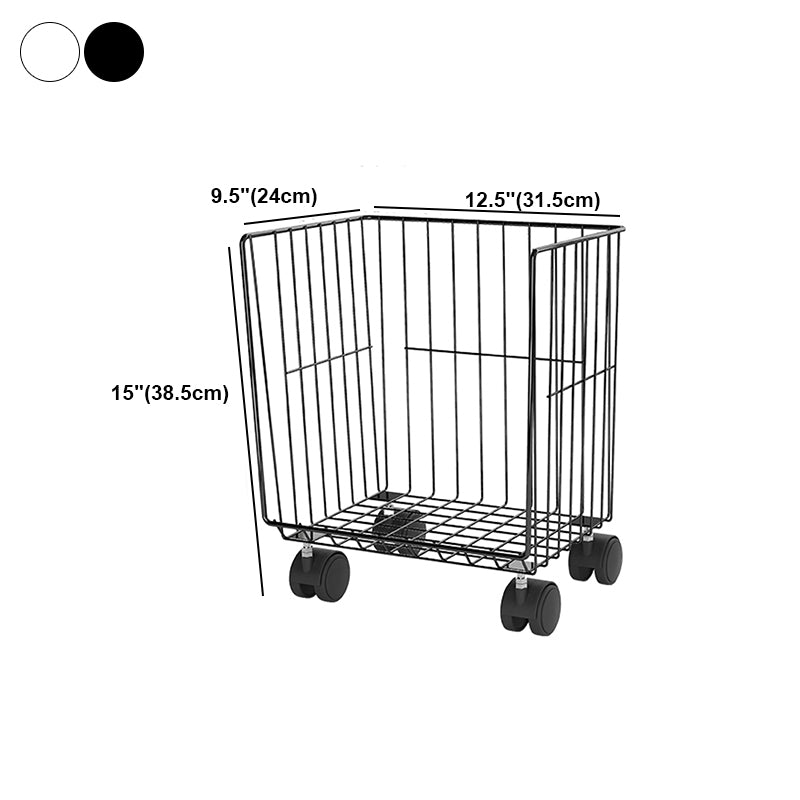 Modern Geometric Bookcase Metal Closed Back Bookcase for Home Office