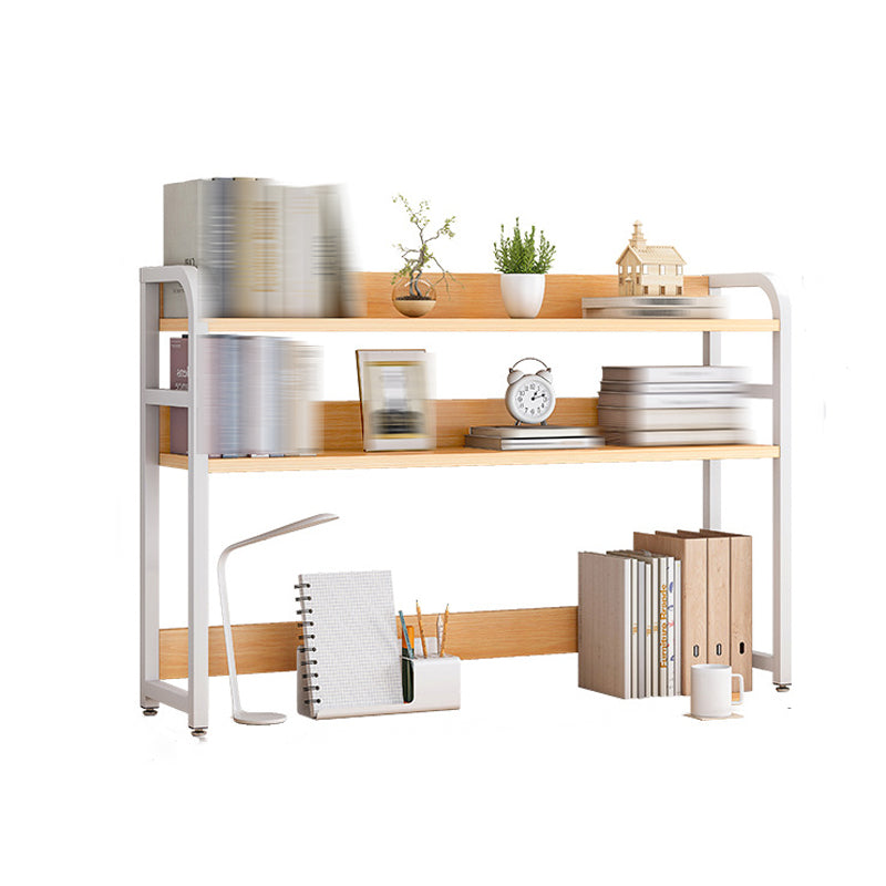 Libreria a doppia scaffalatura in stile contemporaneo aperta libreria per sala studio