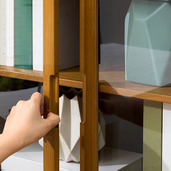 Libreria moderna standard di libreria chiusa con archiviazione dei cassetti