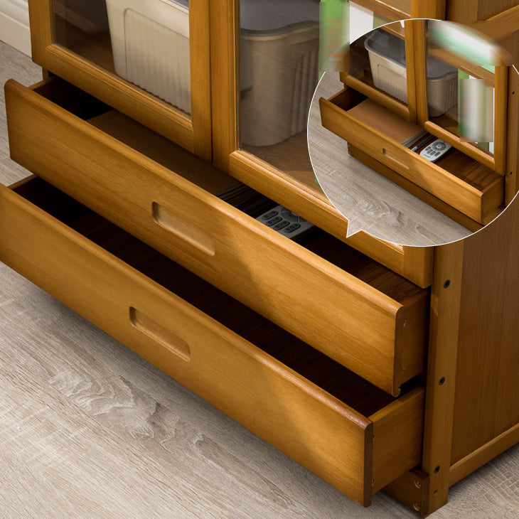 Libreria moderna standard di libreria chiusa con archiviazione dei cassetti