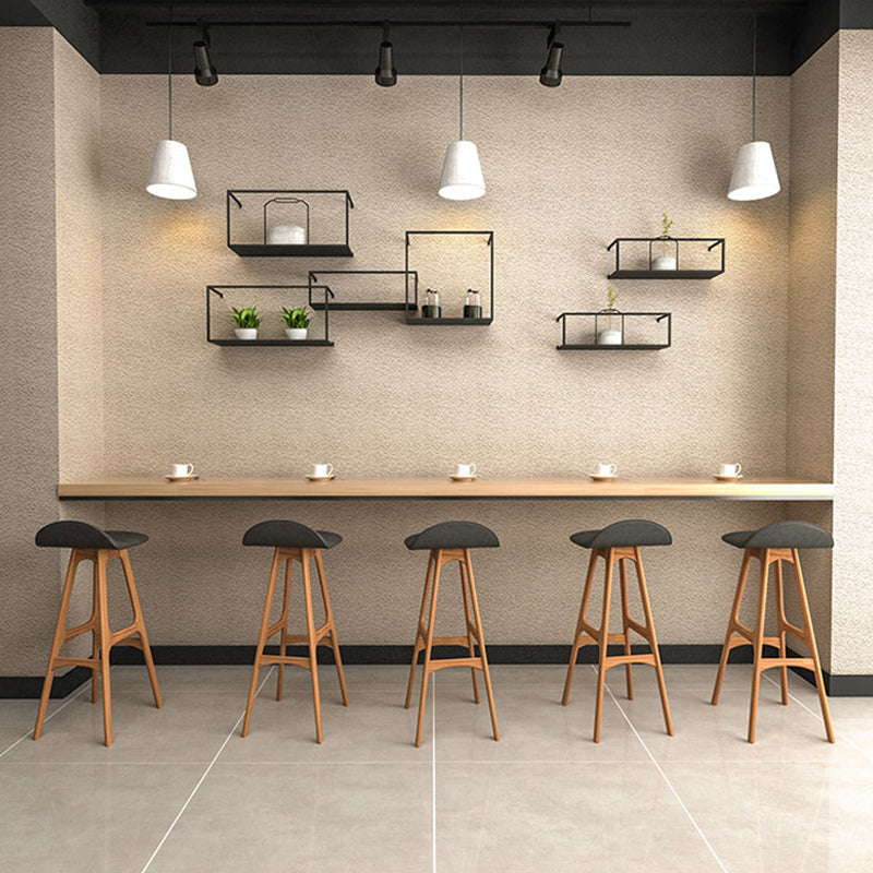 Gold/Black Wall Mounted Bookshelf Iron Modern Closed Back Shelf