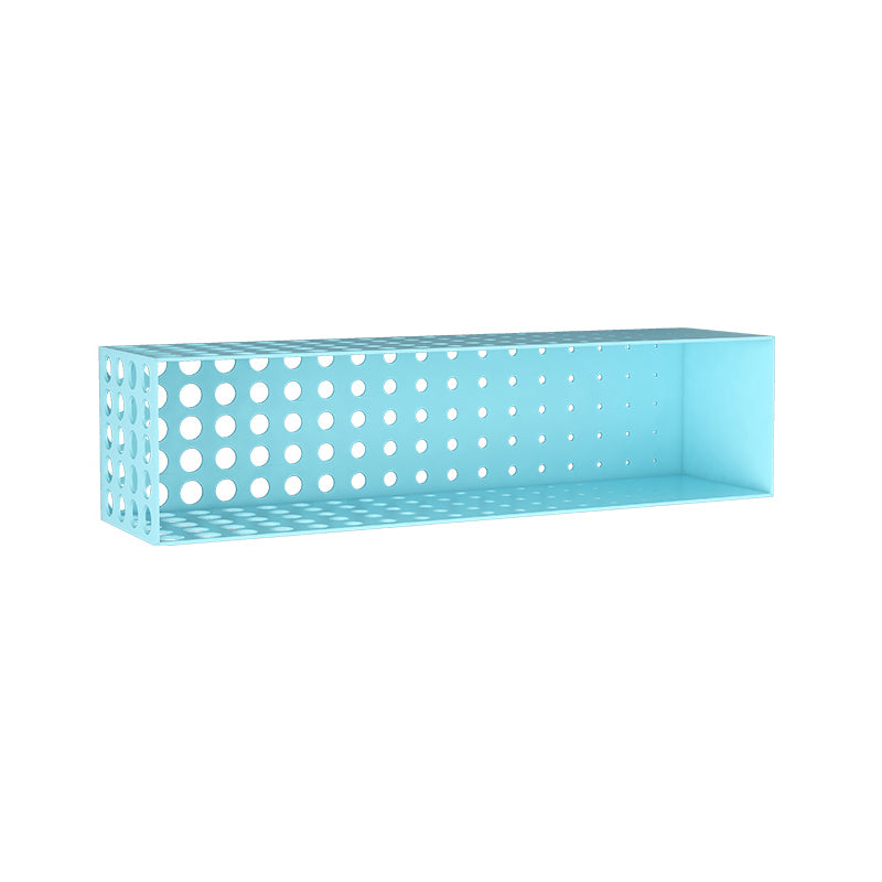 Scaffale orizzontale in ferro per unità murale contemporanea, 39,4 "l x 9,8" w x 9,8 "h