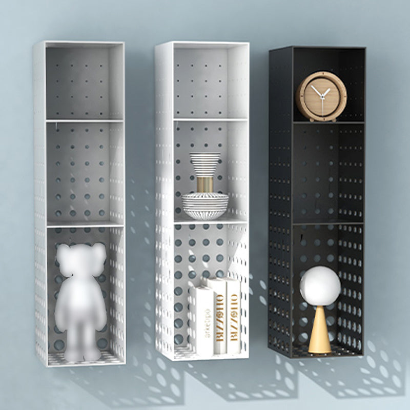 Scaffale orizzontale in ferro per unità murale contemporanea, 39,4 "l x 9,8" w x 9,8 "h