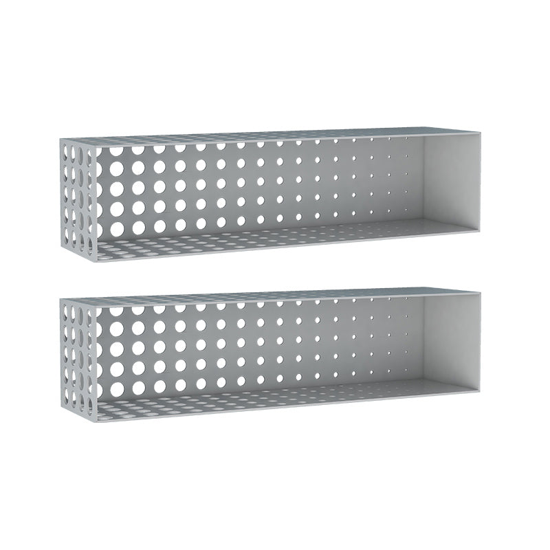 Scaffale orizzontale in ferro per unità murale contemporanea, 39,4 "l x 9,8" w x 9,8 "h