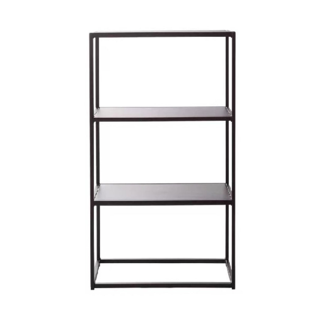 Open Metal Etagere Bookcase Contemporary Shelf Bookcase with Shelves