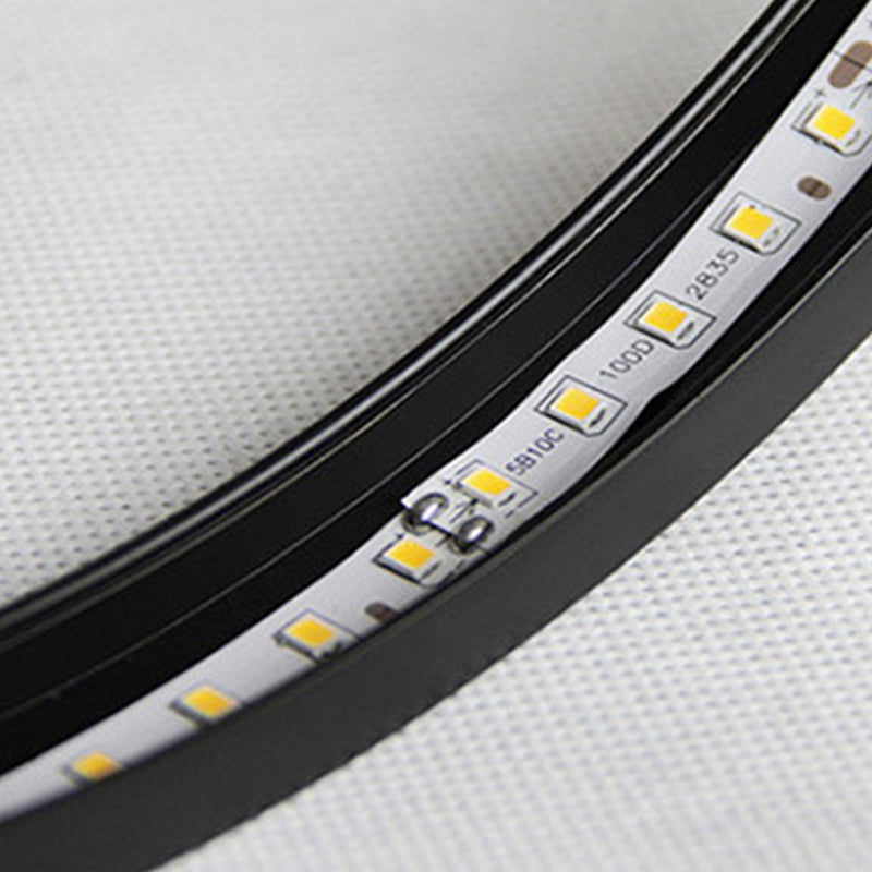 Black Island Lights modernas lámparas colgantes de restaurantes múltiples con sombra de vidrio de globo