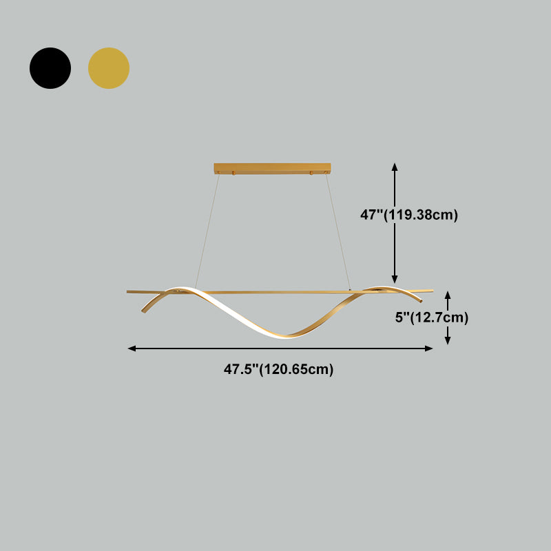 1-leichte Inselbeleuchtungskörper modern