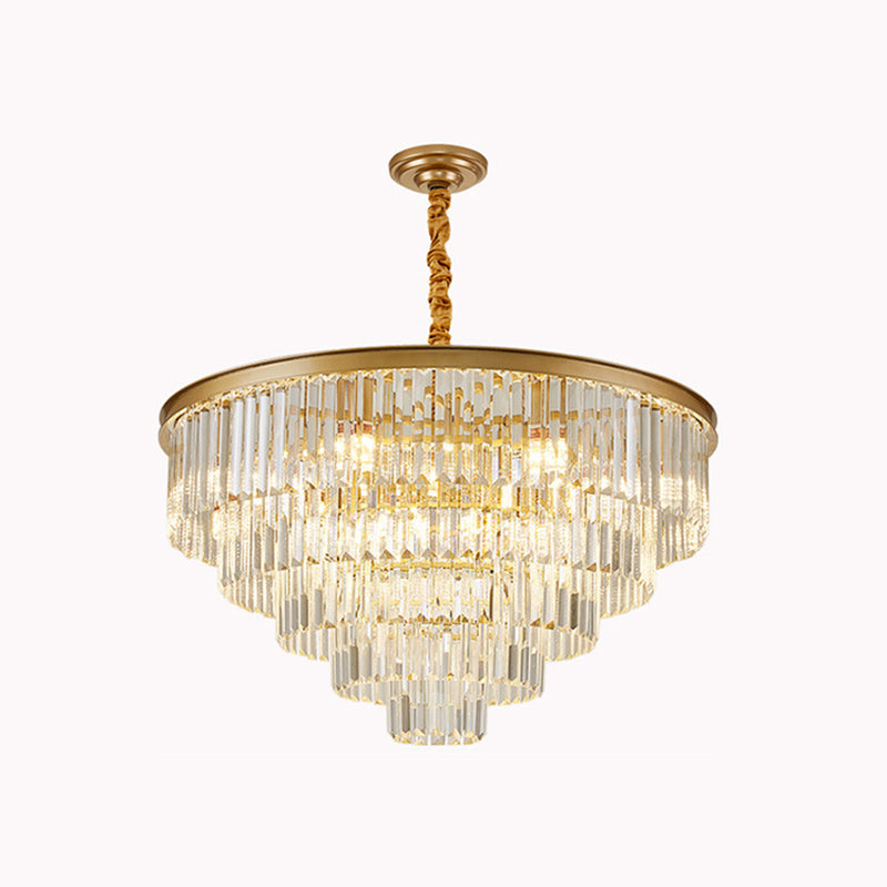 Modern Style Geometric Island Light Fixtures Crystal Island Pendants for Kitchen Island