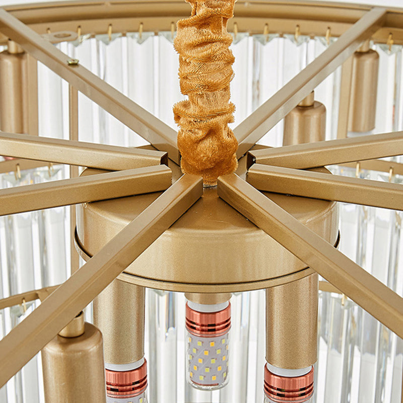 Modern Style Geometric Island Light Fixtures Crystal Island Pendants for Kitchen Island