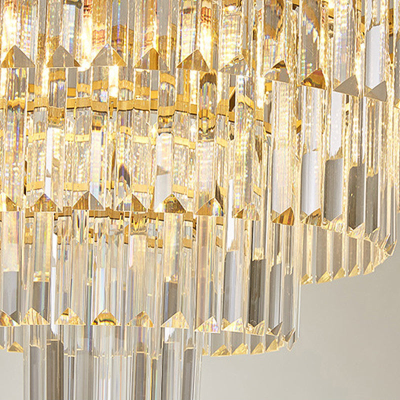 Modern Style Geometric Island Light Fixtures Crystal Island Pendants for Kitchen Island