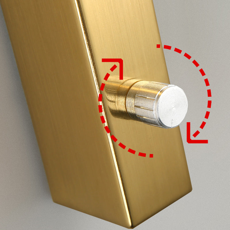 Modern Aluminum Rotatable Wall Light Geometric 8.5" High LED Wall Sconce for Bedroom