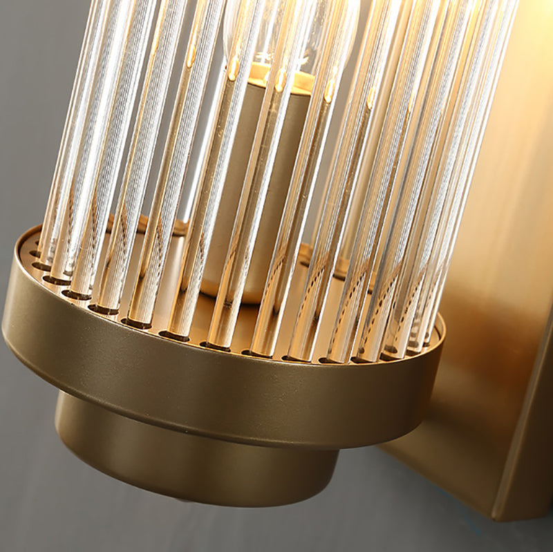 Postmodern Crystal Wall Light Geometric Shape Wall Sconce for Living Room