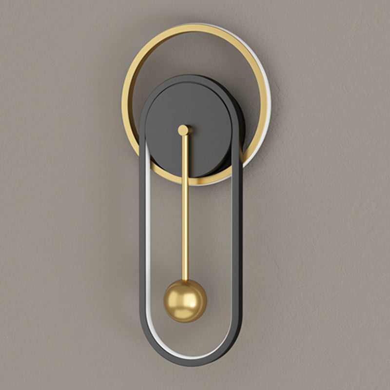 Stile per bambini a forma unica luci da parete in metallo lampade montate