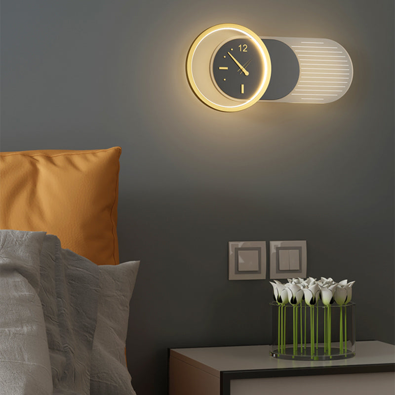 Stile per bambini a forma unica luci da parete in metallo lampade montate