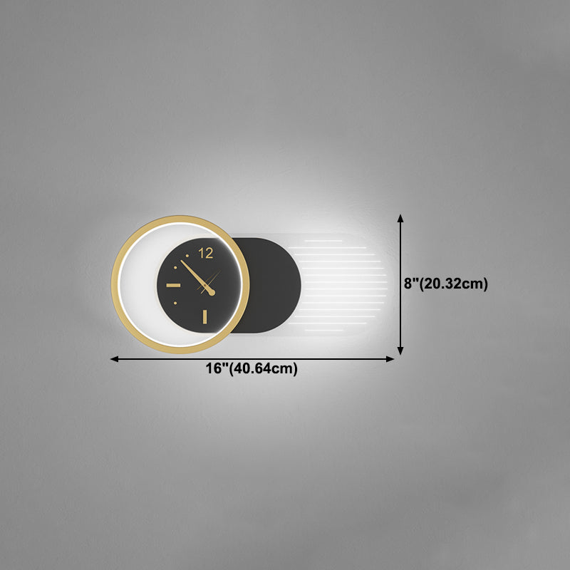 Stile per bambini a forma unica luci da parete in metallo lampade montate