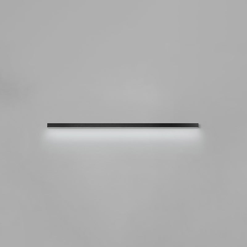 Linear Shape Metal Wall Light Modern 1-Light Wall Mounted Light Fixture