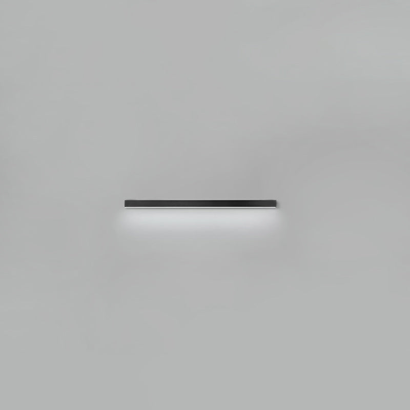 Linear Shape Metal Wall Light Modern 1-Light Wall Mounted Light Fixture