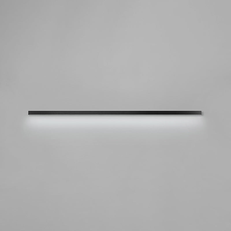 Linear Shape Metal Wall Light Modern 1-Light Wall Mounted Light Fixture
