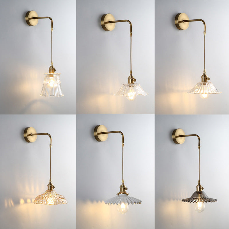 Modern Creative Glass Wall Light Simple Wall Lamp for Dining Room