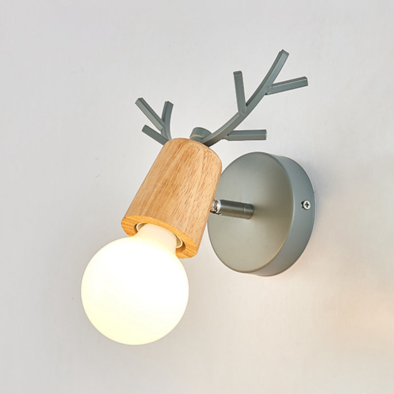 Modern Style Unique Shape Wall Sconce Metal 1 Light Sconce Lighting for Bedroom