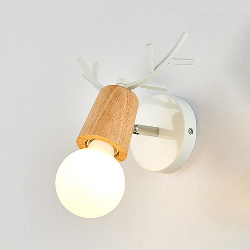 Modern Style Unique Shape Wall Sconce Metal 1 Light Sconce Lighting for Bedroom