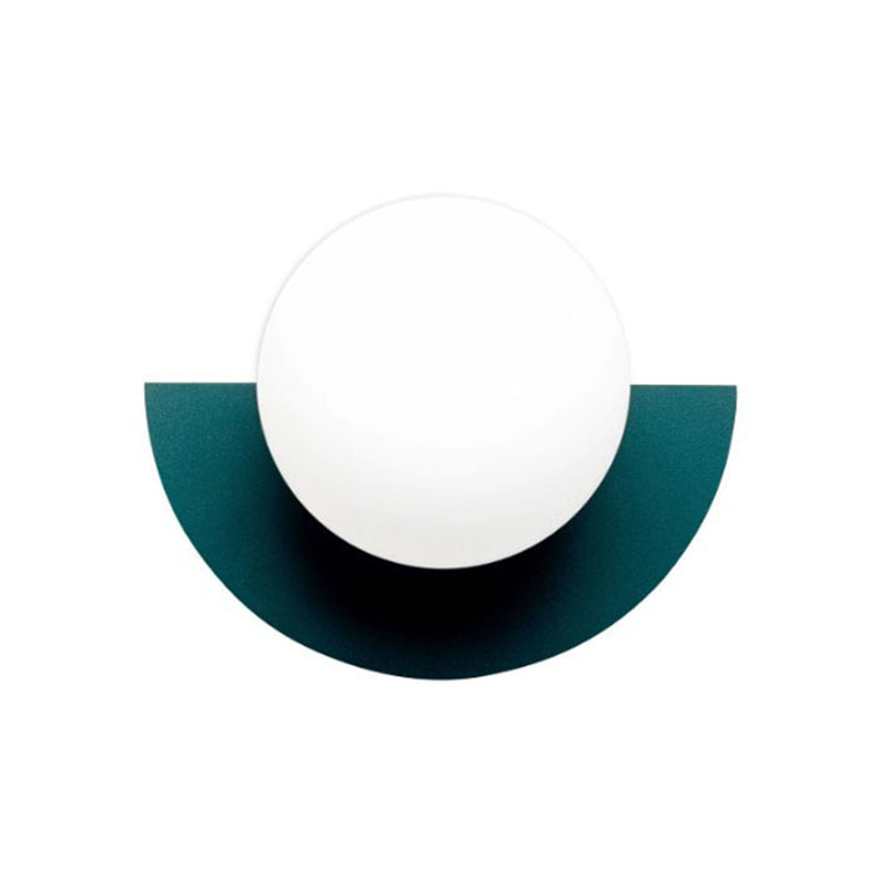 Ball Wall Lighting Fixtures Modern Style Glass 1 Light Wall Lamps