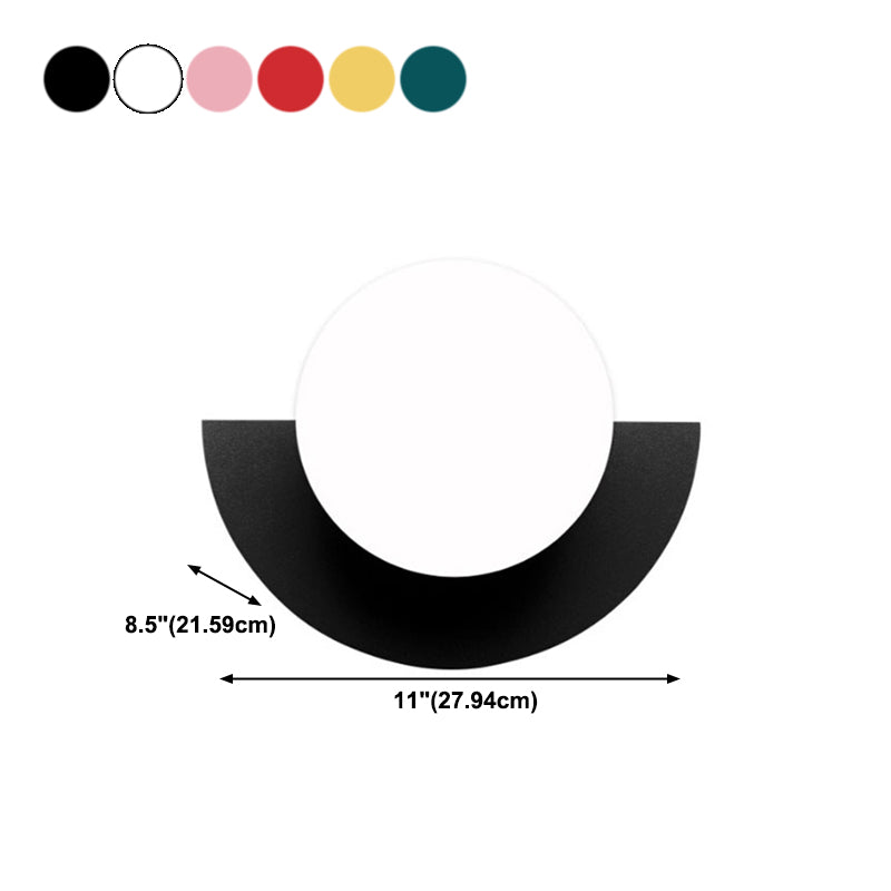 Ball Wall Lighting Fixtures Modern Style Glass 1 Light Wall Lamps