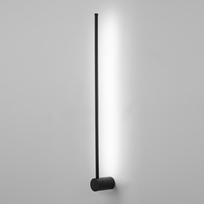 Iluminación de apliques de pared lineal de metal de estilo moderno de pared LED montada en pared