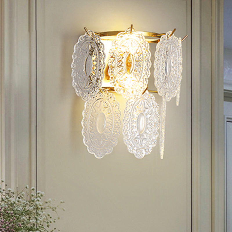 Modern Glass Wall Light Sconce Creative Simple Wall Light Fixture for Bedroom