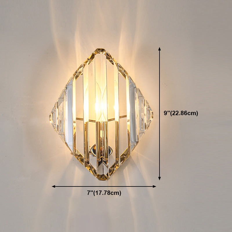 Modern Glass Wall Light Sconce Creative Simple Wall Light Fixture for Bedroom
