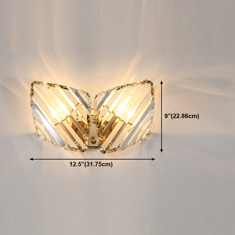Modern Glass Wall Light Sconce Creative Simple Wall Light Fixture for Bedroom