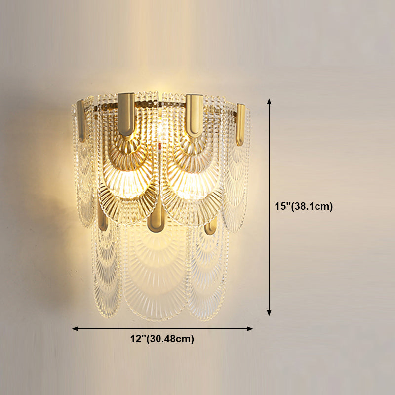 Modern Glass Wall Light Sconce Creative Simple Wall Light Fixture for Bedroom