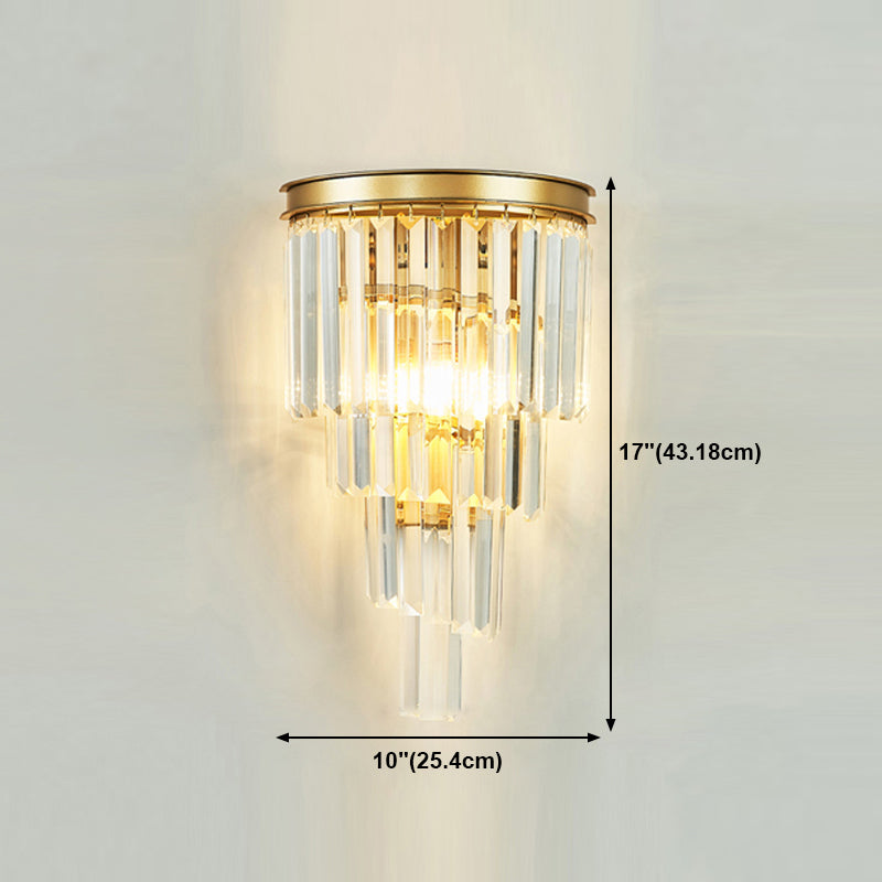 Modern Glass Wall Light Sconce Creative Simple Wall Light Fixture for Bedroom