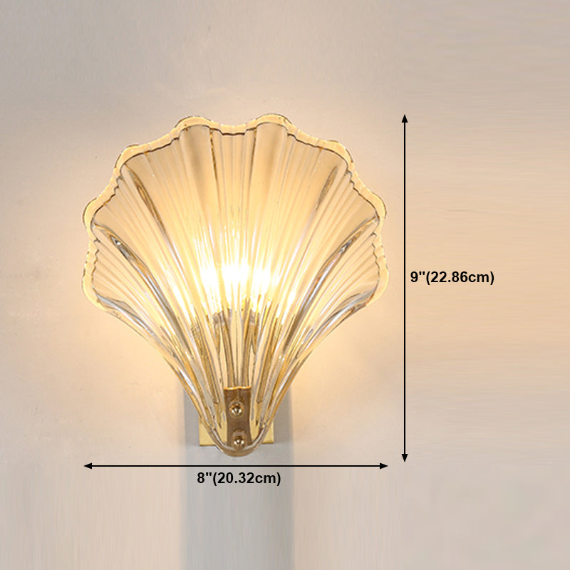 Modern Glass Wall Light Sconce Creative Simple Wall Light Fixture for Bedroom
