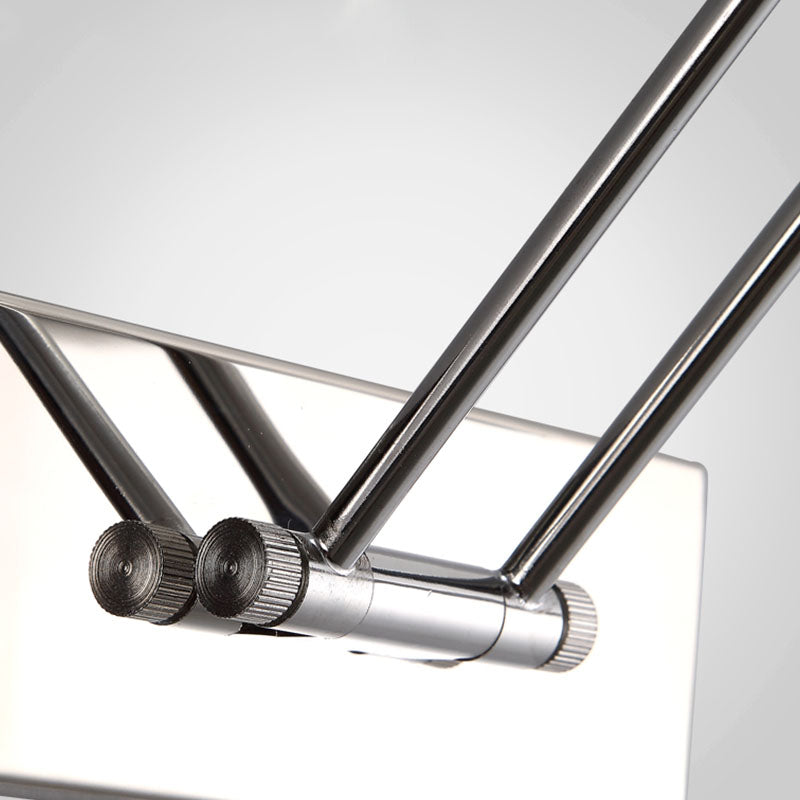 Linear Modern Style Vanity Light Metal 1-Light LED Mirror Light for Bathroom in Silver