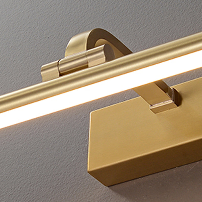 American Style Brass Vanity Light Strip 1 Light LED Mirror Light pour la salle de bain