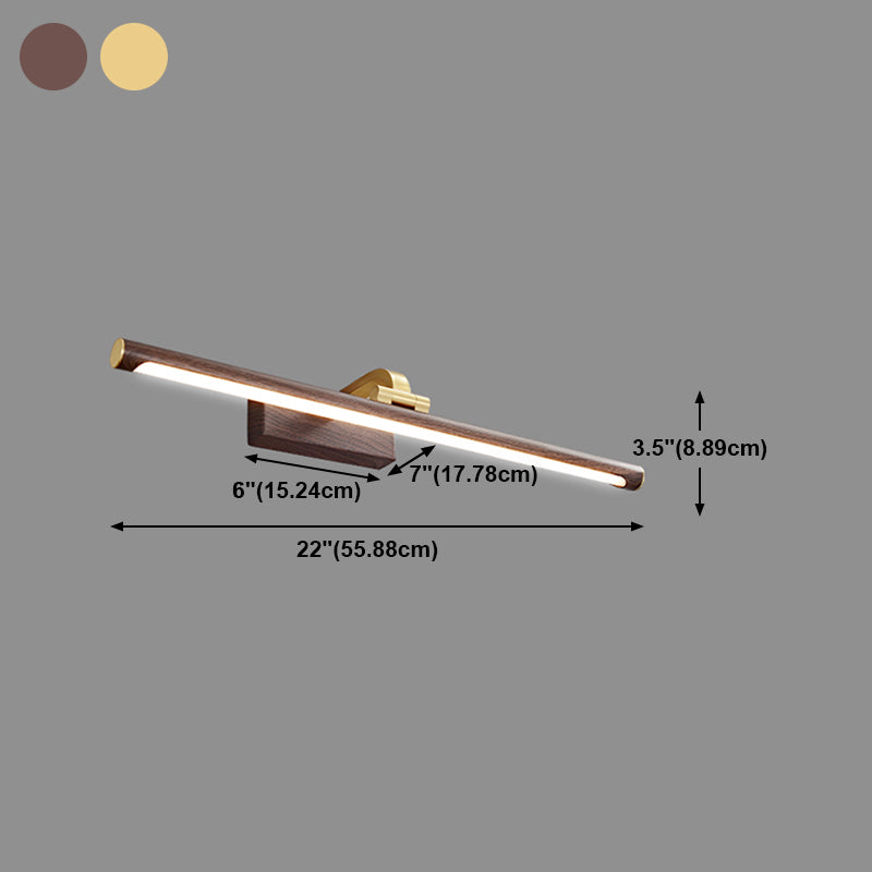 American Style Brass Vanity Light Strip 1 Light LED Mirror Light pour la salle de bain