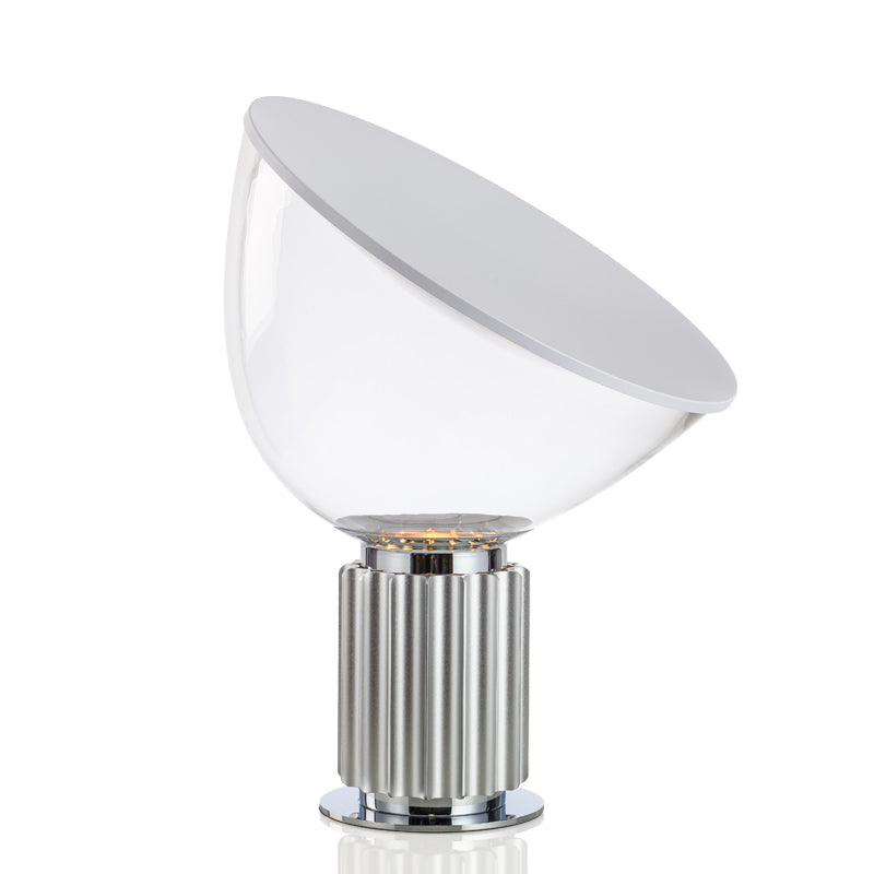 Round Glass Table Lamp Modern Style 1 Light Table Lamp Fixtures