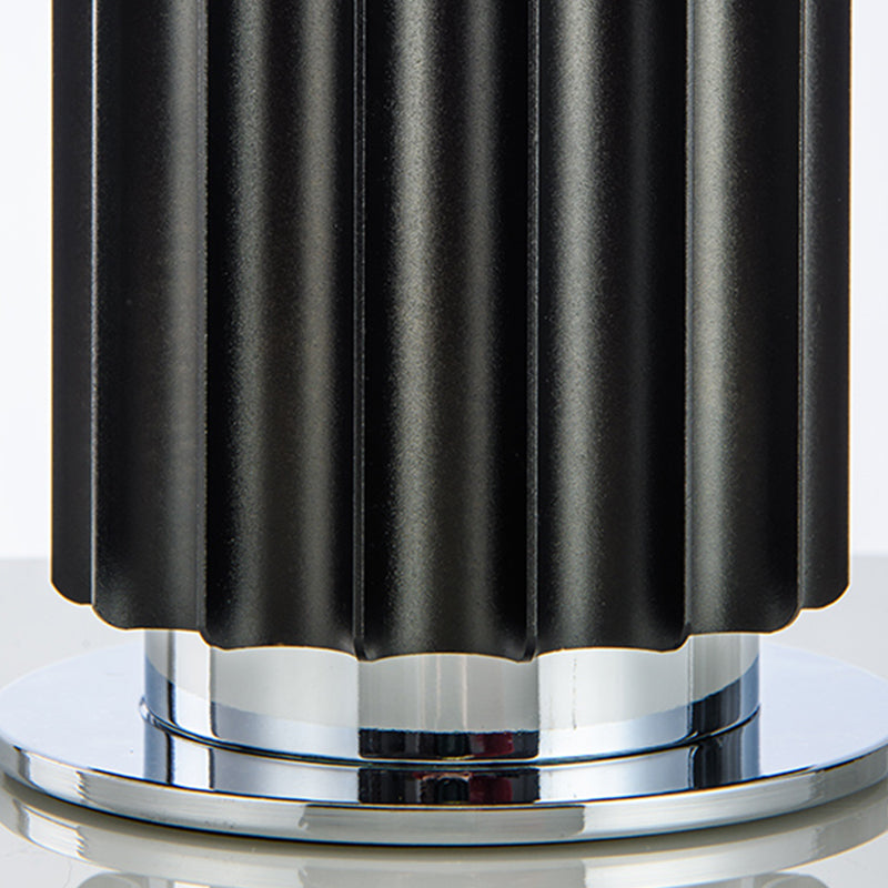 Round Glass Table Lamp Modern Style 1 Light Table Lamp Fixtures