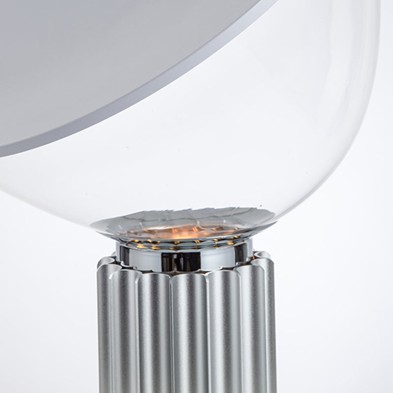 Round Glass Table Lamp Modern Style 1 Light Table Lamp Fixtures