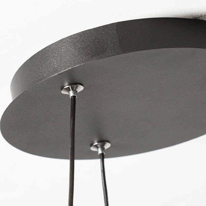 Nordischer Wolkenkronleuchter Metall Eins Licht LED Kronleuchter Anhänger für Wohnzimmer