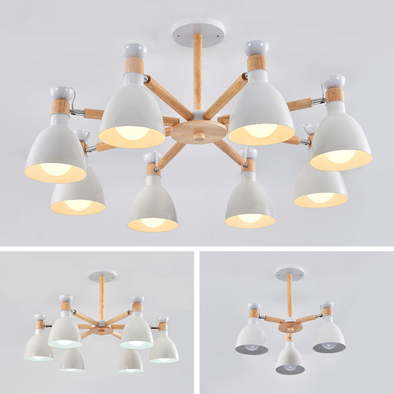 Multi -Licht -Kegel hängende Kronleuchter modern