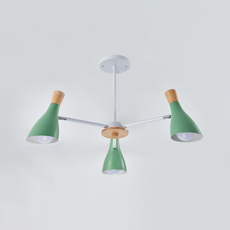 Multi -Light -Kegel hängende Kronleuchter modern