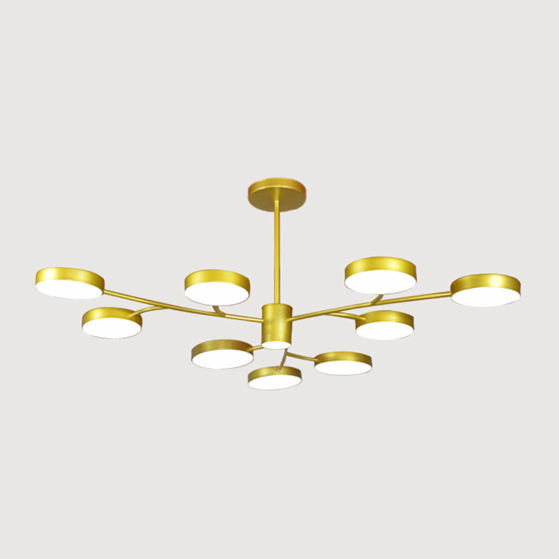 Zeitgenössischer Stil Geometrieform Pendelleuchter Kronleuchter Metallleuchterbeleuchtung